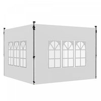 Outsunny Side Panels With Windows For 9.8' X 9.8' Or 9.8' X 13.1' Pop Up Canopy, 2 Pack Sidewalls Re