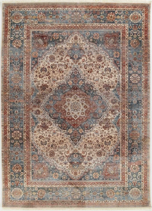 Irina Traditional 8'0\" x Area Rug in Multi Indoor Area Rug