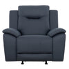 Sutton 42 in. Upholstered Power Rocker Recliner - Blue | Fauteuil bercant inclinable electrique Sutton de 42 po rembourre - Bleu