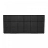Clive Mid-Century Modern 72\" Dresser in Black and Gold (6-Drawer)