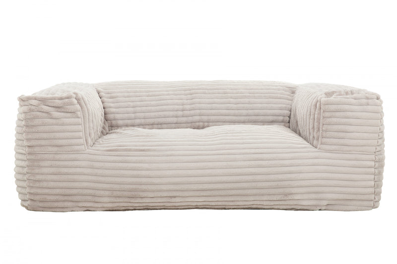 Sealy Redd Corduroy High Density Foam Bean Bag Sofa Chair - Taupe