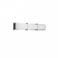 Dainolite Winston Vanity Light 36w Polished Chrome Light White Acrylic Diffuser Lamp