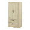 Acapella Wardrobe Armoire - Bleached Oak 