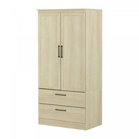 Acapella Wardrobe Armoire - Bleached Oak 