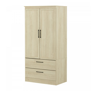 Acapella Wardrobe Armoire - Bleached Oak 