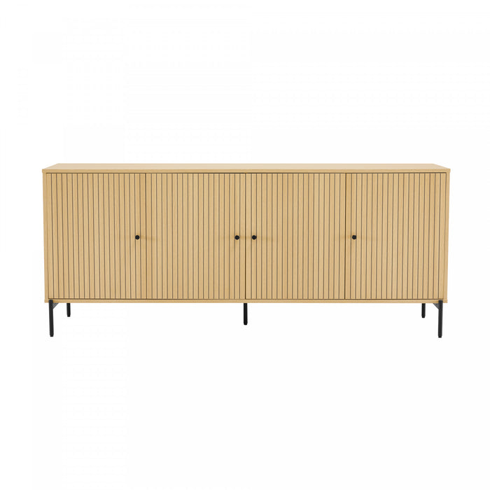 Magnolia Modern 71\" Sideboard in Light Oak Buffet