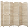 HOMCOM 6 Ft Folding Room Divider, Privacy Screen for Home Office Bedroom