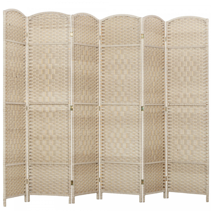 HOMCOM 6 Ft Folding Room Divider, Privacy Screen for Home Office Bedroom