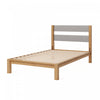 Kumiki Interlocking Bamboo Platform Bed with Headboard - Twin Size | Kumiki lit plateforme à emboîtement en bambou avec tête de lit - Simple