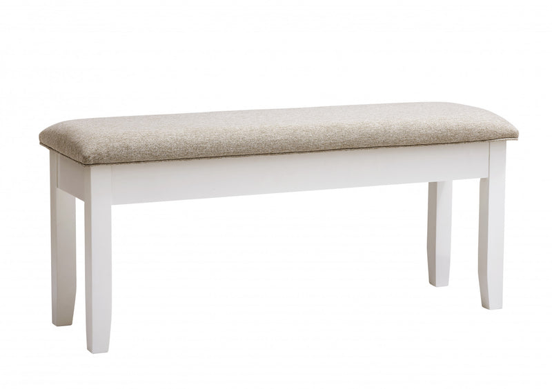 Jane Fabric Storage Dining Bench - Brown