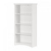 Gascony 4-Shelf Bookcase Pure White - South Shore