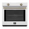 Forno Vomero 30\" Single Wall Oven in White, 5 cu.ft. Convection Oven - FBOEL1370-30WHT