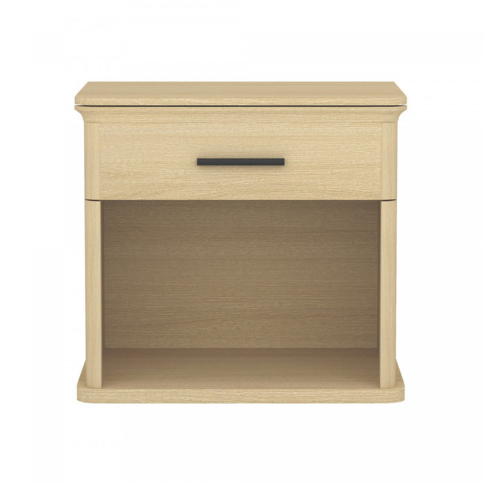 Clifford Traditional Nightstand in Natural Oak (1-Drawer)
