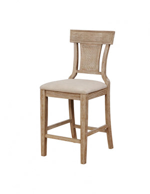 Rylan Fabric Counter-Height Stool - Natural