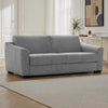 Luca 78 in. Fabric Euro Sofa Bed with Memory Foam Mattress - Grey | Luca 78 po. Canape-lit euro en tissu avec matelas mousse memoire - Gris
