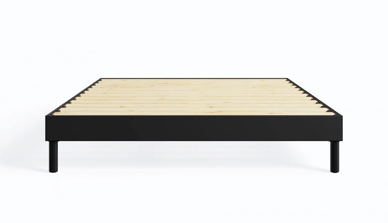 Smart Base Essential King Metal Platform Bed Frame - Black