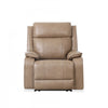 Marlow 37 in. Leather Match Power Glider Recliner with USB/USB-C - Taupe | Fauteuil inclinable electrique a mouvement coulissant Marlow de 37 po en cuir assorti avec USB/USB-C - Taupe
