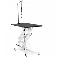Pawhut Dog Grooming Table, Deluxe Professional Pet Grooming Table For Larger Dogs Z-lift Hydraulic W