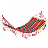 Outsunny Patio Outdoor Hammock, Brazilian Hammock Portable Hammock Load Capacity Up To 264 Lbs For B