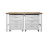 Fortress Modern 3-Piece Garage Set in White Garage Storage