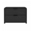 Grace Modern 28\" Nightstand in Black
