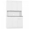 HOMCOM Kitchen Pantry Storage Cabinet with Adjustable Shelf and Drawer