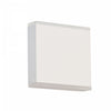 Dainolite Emery LED Wall Sconce 15w Matte White Frosted Acrylic Diffuser Lamp