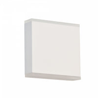 Dainolite Emery LED Wall Sconce 15w Matte White Frosted Acrylic Diffuser Lamp