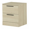 Step One Essential 2-drawer Nightstand - Bleached Oak 