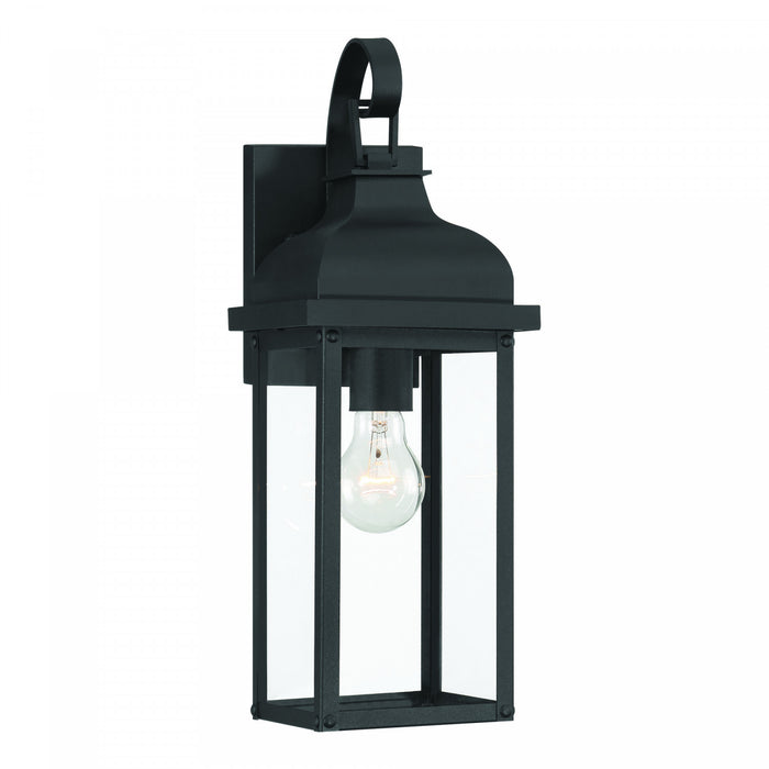 Madrid 1 Light Outdoor Wall Sconce 23.4\", Black
