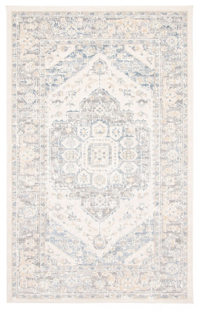 Bijara Blue Area Rug - 5'0" X 8'0" | Carpette Bijara bleue - 5 pi 0 po x 8 pi 0 po