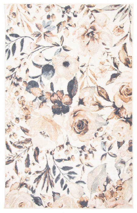 Rosette Ivory Area Rug - 8'0\" X 10'0\"    
