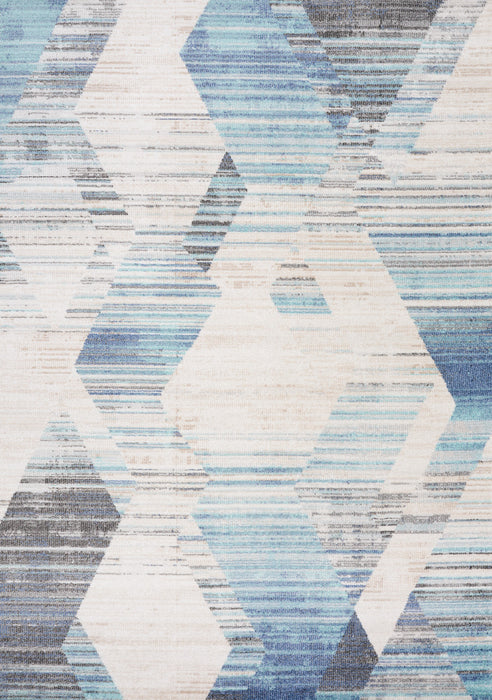 Fitzgerald Distressed Geometric Area Rug - 5'3\" x 7'7\"