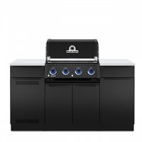 Broil King Baron 420i Shadow 4-Burner Built-In 40,000-BTU Natural Gas BBQ - 875817 Grill 