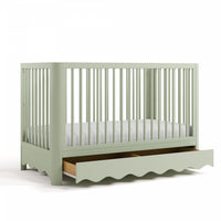 Storkcraft Casablanca Deluxe 5-in-1 Convertible Crib with Drawer - Sage