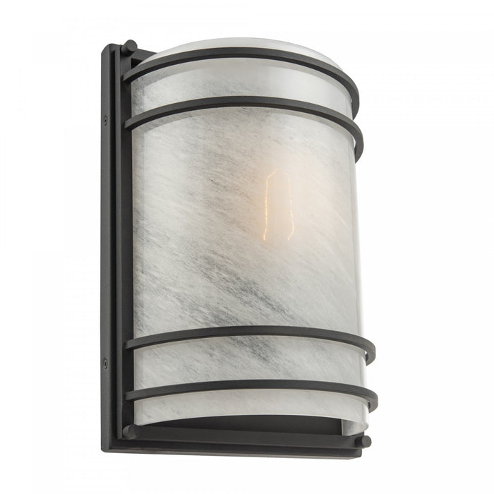 Keswick 1 Light Outdoor Wall Sconce 13\", Black