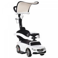 Aosom 3 In 1 Officially Licensed Push Ride On Car For Toddlers Stroller Sliding Walking Baby Push Pe