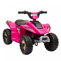 Aosom Kids Atv, 6v Battery Powered Ride-On Electric Car For Kids, Toddler Quad 4 Wheeler With Forwar
