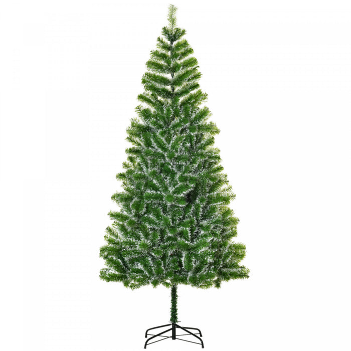 Homcom 7ft Artificial Christmas Tree With 968 Tips