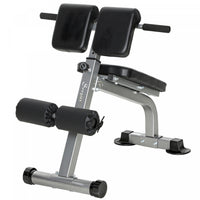 Soozier Roman Chair, Foldable Hyperextension Bench, Silver Tone