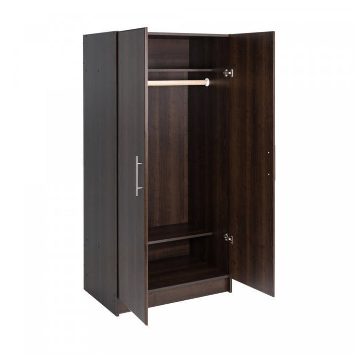 Elite 32\" Wardrobe Cabinet - Espresso