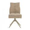 Elowen Taupe Upholstered Swivel Dining Chair (Set of 2) | Chaise de salle a manger pivotante Elowen rembourree taupe (ens. de 2)