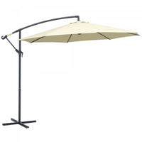 Outsunny 10' Deluxe Patio Offset Umbrella