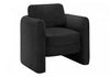 Monarch Specialties - Accent Chair, 32"H, Upholstered, Living Room, Bedroom, Black Fabric, Contemporary | Monarch Specialties - Chaise D'Appoint, 32"H, Rembourre, Salon, Chambre A Coucher, Tissu Noir, Contemporain