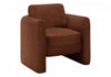 Monarch Specialties - Accent Chair, 32\"H, Upholstered, Living Room, Bedroom, Terracotta Fabric, Contemporary