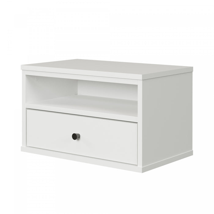 Sazena Led Floating Nightstand - Pure White 