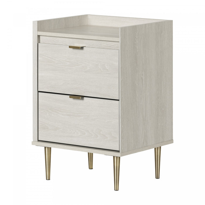Hype 2-drawer Nightstand - Winter Oak 