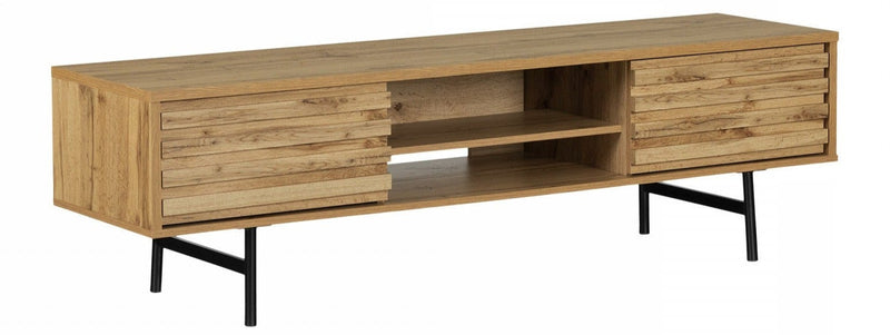 Mezzy 69\" TV Stand with Drawers - Nordik Oak