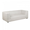 Lukas Contemporary Modern 89\" Upholstered Sofa in Cream