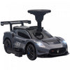 Qaba Maserati Gt2 Licensed 6v Baby Car, Battery Powered Ride-On Toy For Toddlers, Electric Car For Kids With Under Seat Storage, Led Headlights Music Mp3, For 18-60 Months, Grey